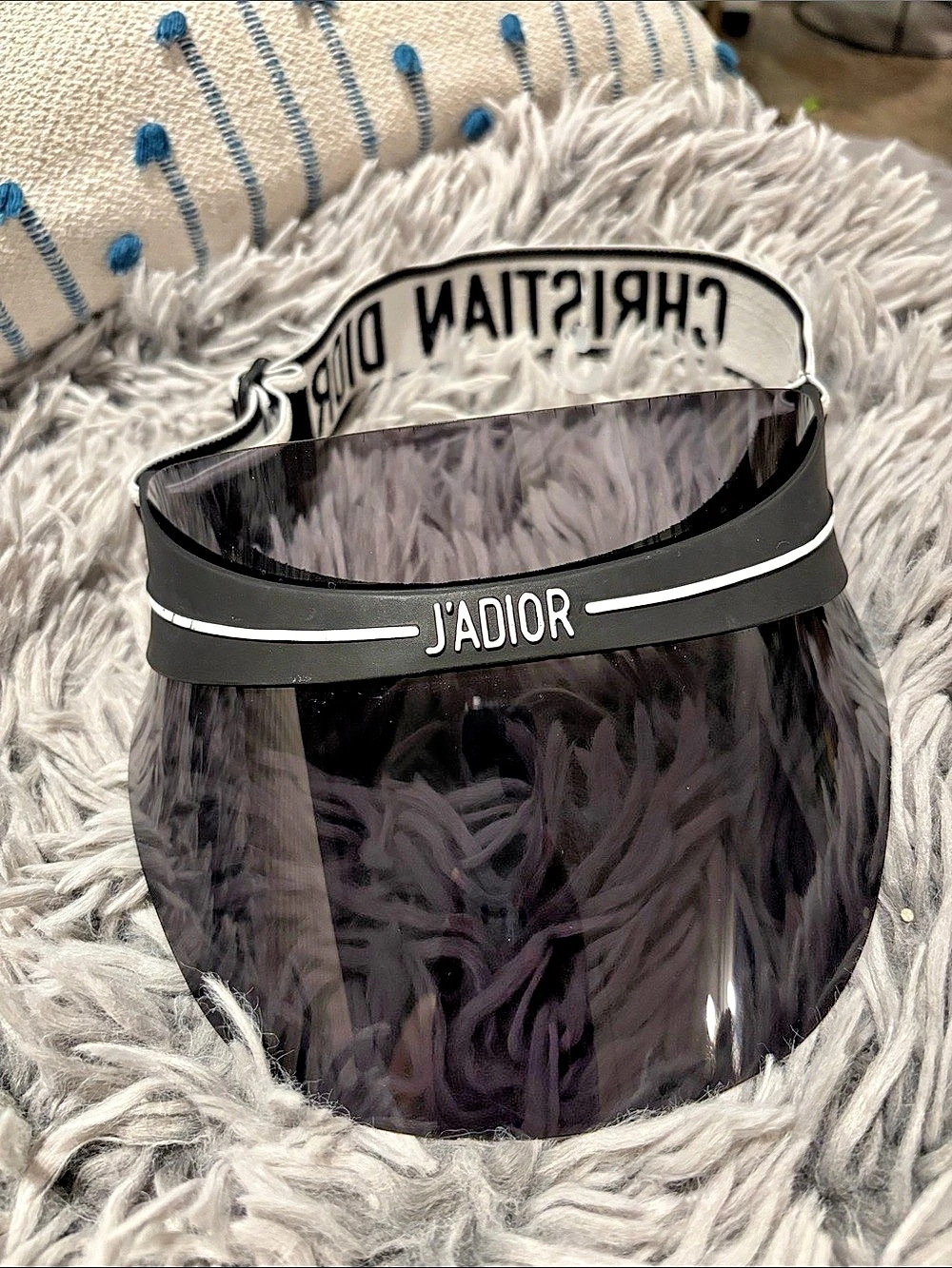 Christian Dior DiorClub1 J'Adior Visor Black & White